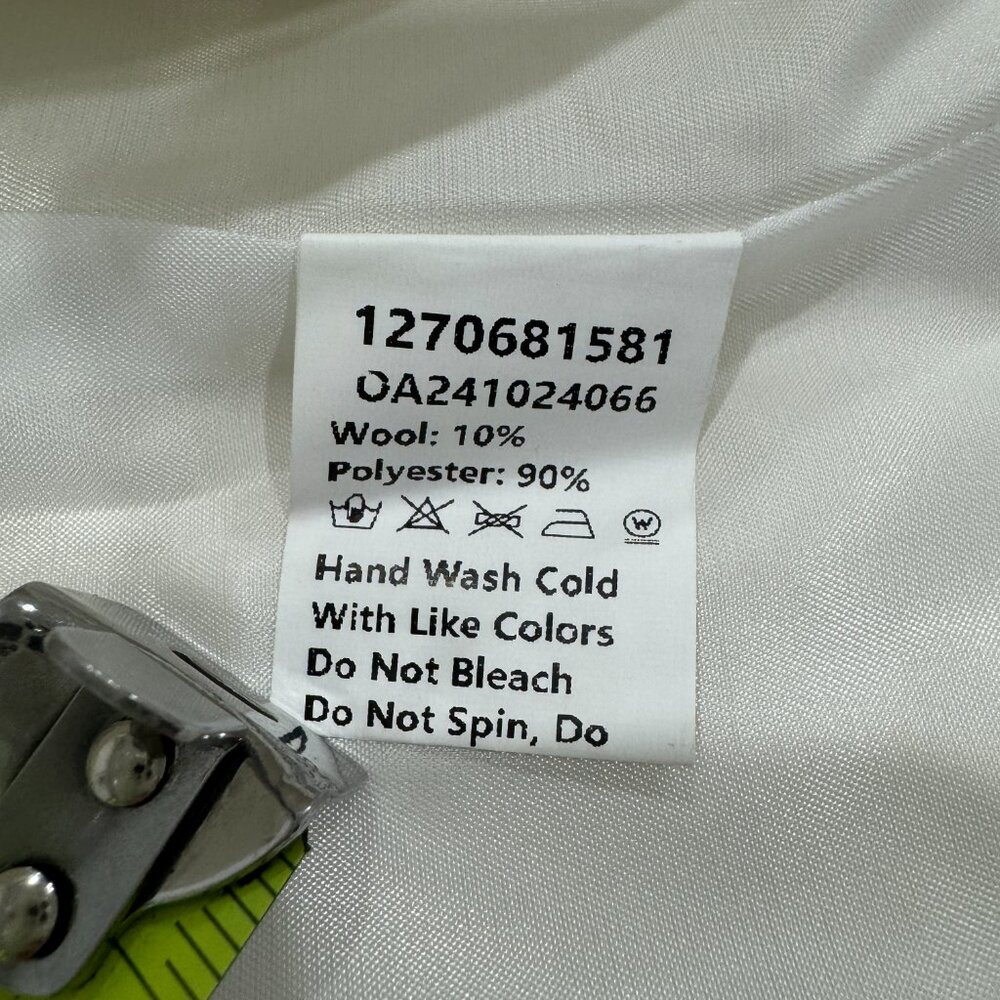 Commense Fuzzy Button Short Wool Coat NWT, Size S… - image 13